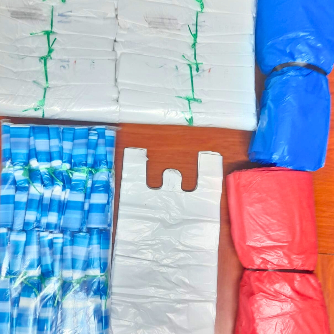 Bolsa de manija impresa o limpia